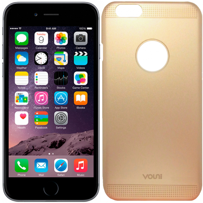 Чохол Vouni Primary для iPhone 6/6S Шампанський Золотий