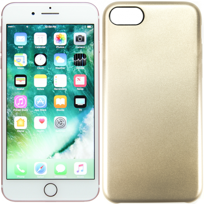 Чохол Vouni Trendy case для iPhone 7/8 Шампанський Золотий