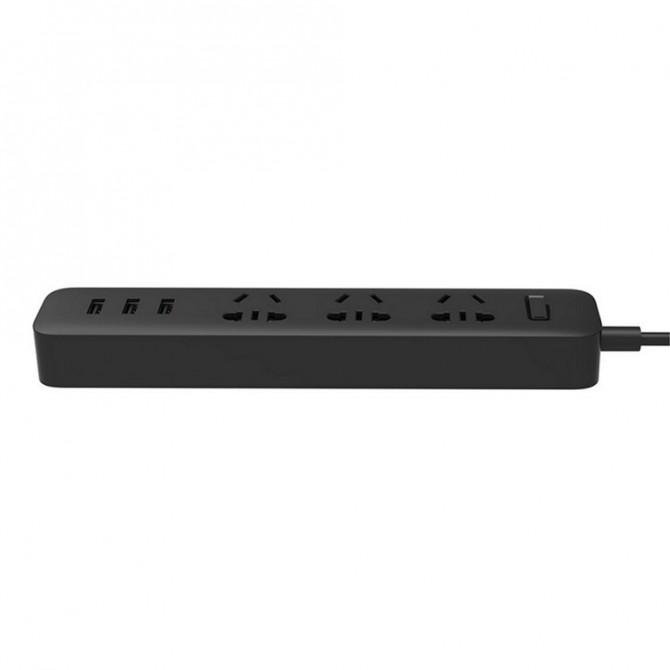 Сетевой удлинитель Xiaomi Power Strip 3 розетки + 3 USB Чёрный-2