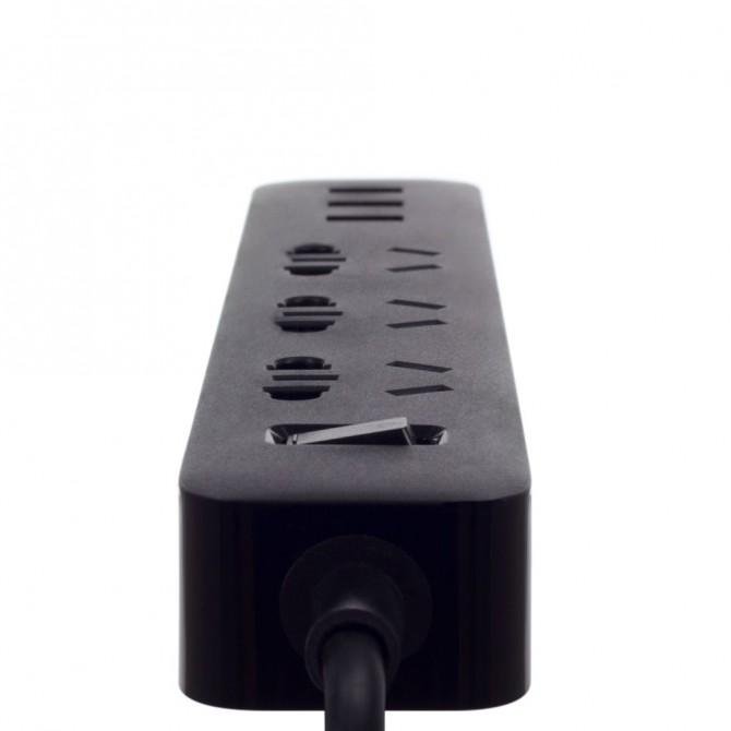 Сетевой удлинитель Xiaomi Power Strip 3 розетки + 3 USB Чёрный-3