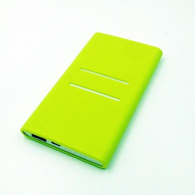 Чохол для Xiaomi Power Bank 5000mAh Зелений-1
