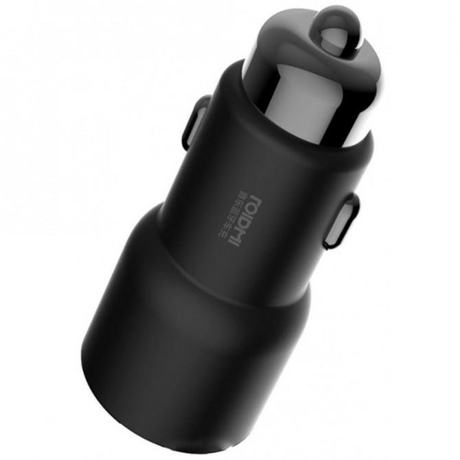 ФМ модулятор Xiaomi Roidmi S3 + Зарядка Чорний-1