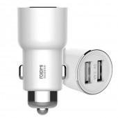 ФМ модулятор Xiaomi Roidmi S3 with Charger 2USB Білий (BFQ04RM)