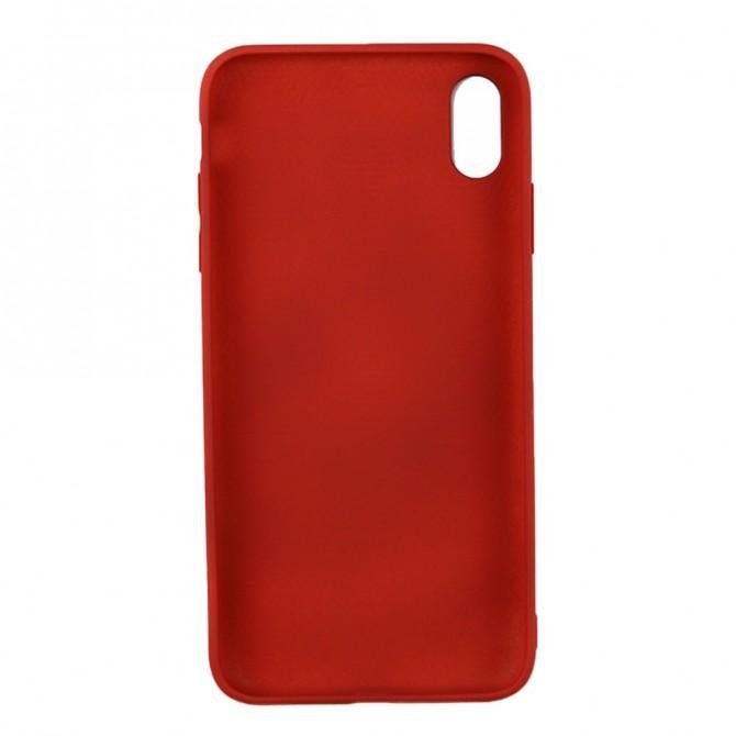 Чехол U-Like Glossy Logo series для iPhone Xs Red orchid-2