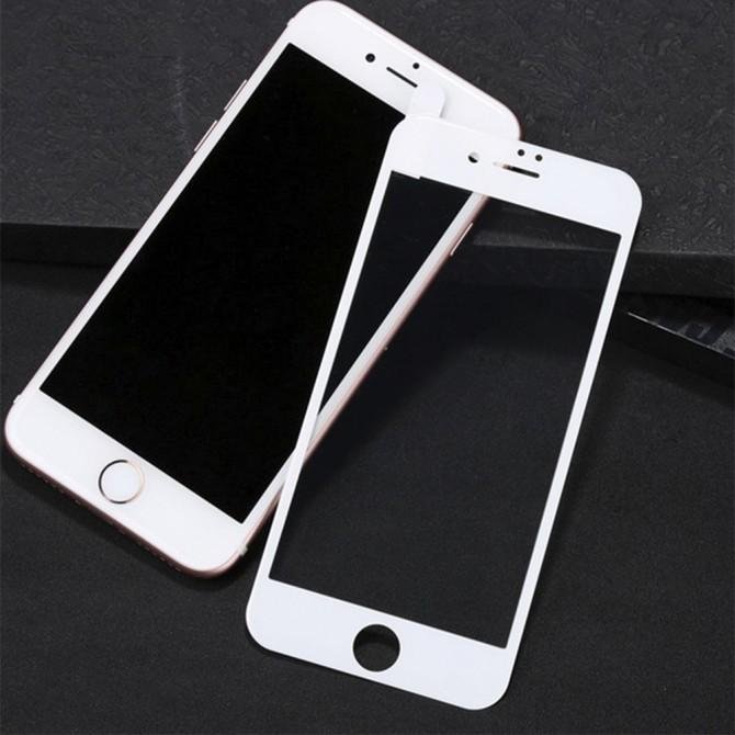 Защитное стекло для APPLE iPhone 7 Plus/8 Plus Full Glue (0.3 мм, 2.5D, белое) PRIVACY-4