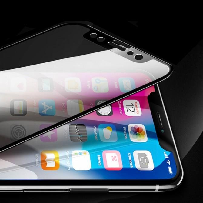 Защитное стекло для APPLE iPhone X/XS/11 Pro Full Glue (0.3 мм, 2.5D, чёрное) PRIVACY-5