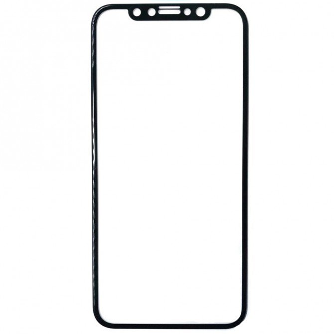 Захисне скло для APPLE iPhone Xs Max/11 Pro Max Full Glue (0.3 мм, 2.5D, чорне) PRIVACY-2