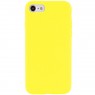 Силиконовый чехол для iPhone 7/8 Желтый FULL (без лого)