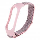 Браслет для Xiaomi Band 3/4 Nylon design Light Pink