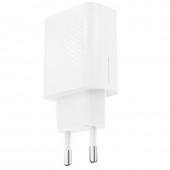 Сетевое зарядное устройство XO L159 18W/USB-A White + Type-C Cable