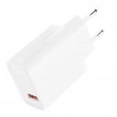 Сетевое зарядное устройство XO L159 18W/USB-A White + Type-C Cable