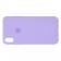 Оригинальный силиконовый чехол для iPhone X/Xs Светло Фиолетовый FULL