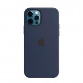 Силіконовий чохол для iPhone 14 Pro Max Dark Blue FULL Силіконовий чохол для iPhone 14 Pro Max Dark Blue FULL