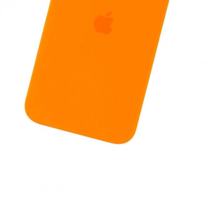 Оригинальный силиконовый чехол для iPhone 11 Pro Оранжевый FULL (with camera protection)-2
