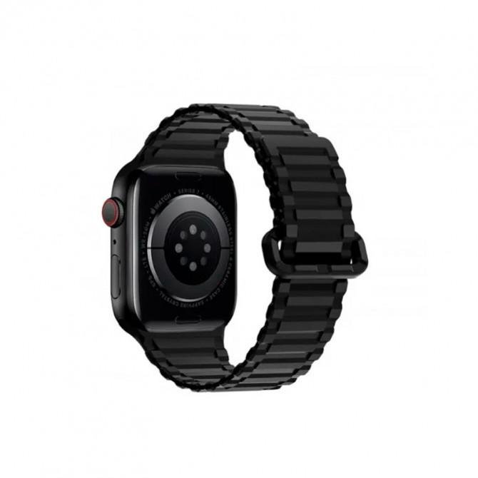 Ремешок для Apple Watch 38/40/41mm Hoco WA06 Flex Military pattern Magnetic Black