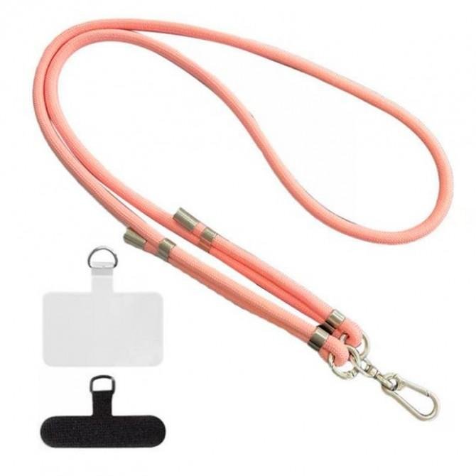 Шнурок для телефону (8mm) 150см (Pink)