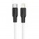Кабель Hoco X21 Plus Type-C to Lightning 20W Black/White 1m