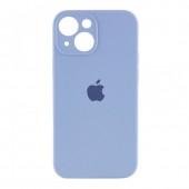 Оригинальный силиконовый чехол для iPhone 14 Plus Lilac Cream FULL