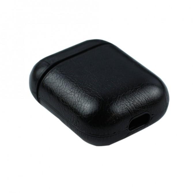 Чохол U-Like Leather Protective Case для Airpods Чорний-3