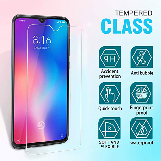 Захисне скло для XIAOMI Mi9/Mi9X (0.3 мм, 2.5D)-1