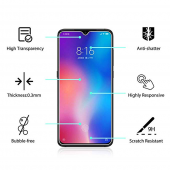 Защитное стекло для XIAOMI Mi9/Mi9X (0.3 мм, 2.5D) Защитное стекло для XIAOMI Mi9/Mi9X (0.3 мм, 2.5D)