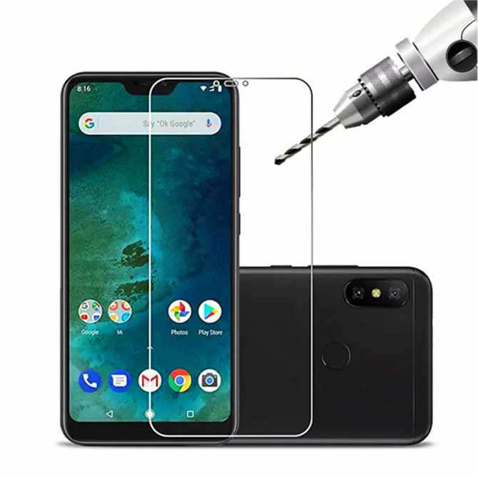 Защитное стекло для XIAOMI Redmi 6 Pro/Mi A2 Lite (0.3 мм, 2.5D)-1