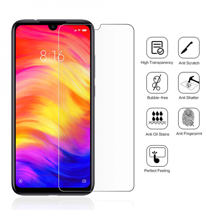 Захисне скло для XIAOMI Redmi Note 7 (0.3 мм, 2.5D)-1