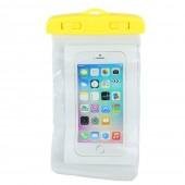 Силіконовий Чохол на шию Waterproof Жовтий (6,5