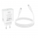 Сетевое зарядное устройство 1Type-C Hoco C162A PD40W/3A White + Type-C to Type-C