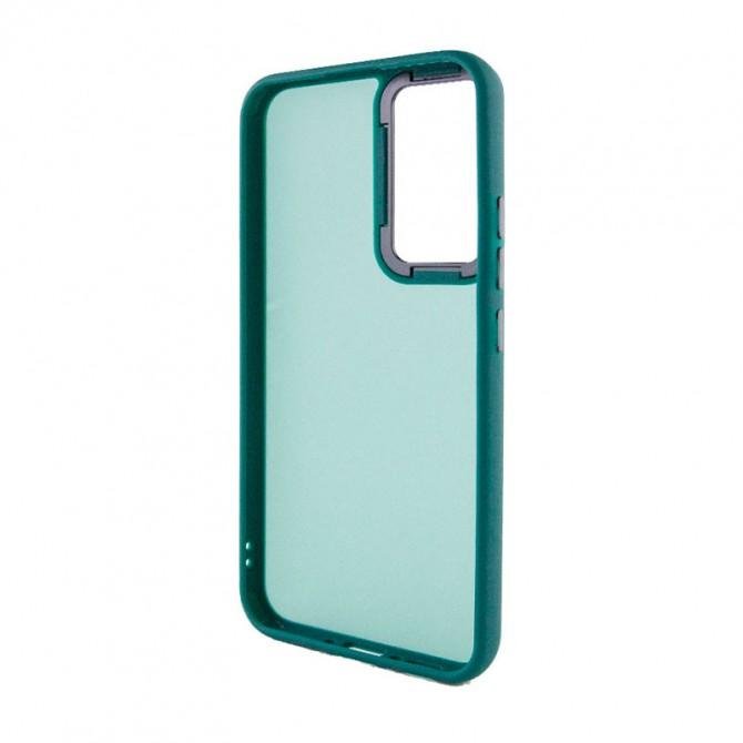 Чехол TPU+PC Lyon Frosted series Xiaomi Redmi Note 11/Note 11S Dark Green-1