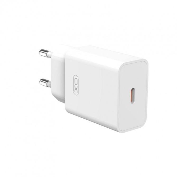 МЗП XO L126 PD20W/1 USB-C + Type-C cable White