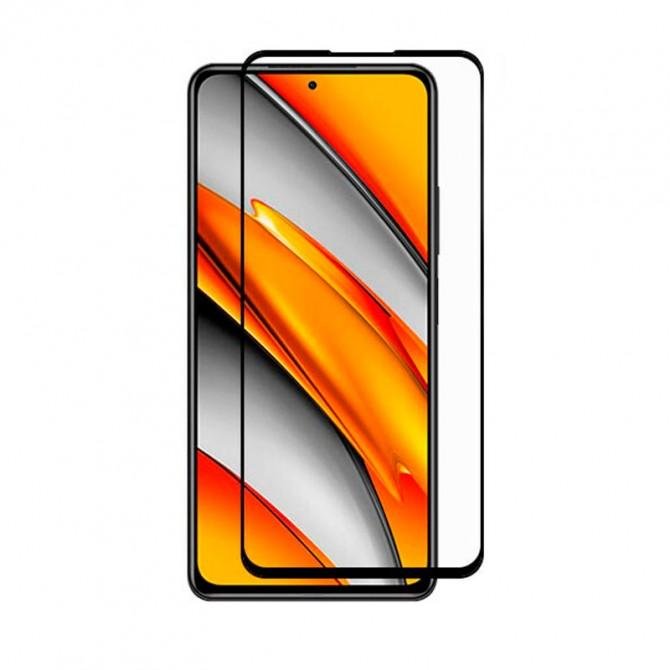 Защитное стекло для XIAOMI Poco X5 Pro/ Redmi Note 12 Pro 5G Full Glue (0.25 мм, 2.5D, черное) ЛЮКС