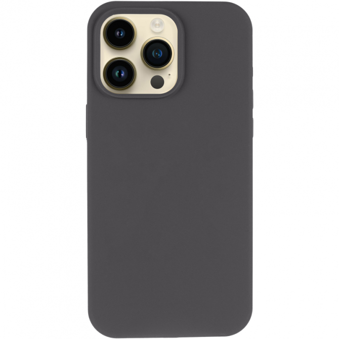 Силиконовый чехол для iPhone 12 Pro/12 Темно-серый FULL (NO LOGO)