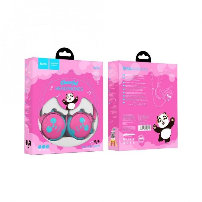 Наушники Hoco W31 Children`s Pink/Blue-1