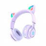 Навушники Hoco W39 Cat ear Purple