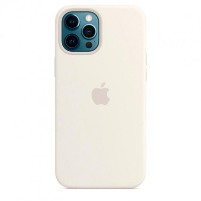 Оригинальный силиконовый чехол для iPhone 14 Pro White FULL