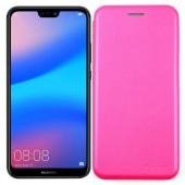 Чохол книжка U-Like Best для Huawei P20 Lite Рожевий