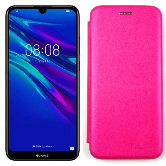 Чехол книжка U-Like Best для Huawei Y6 2019 Pink