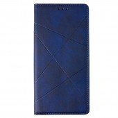 Чехол-книжка Lines Leather for Xiaomi Mi 10T Lite Blue Чехол-книжка Lines Leather for Xiaomi Mi 10T Lite Blue