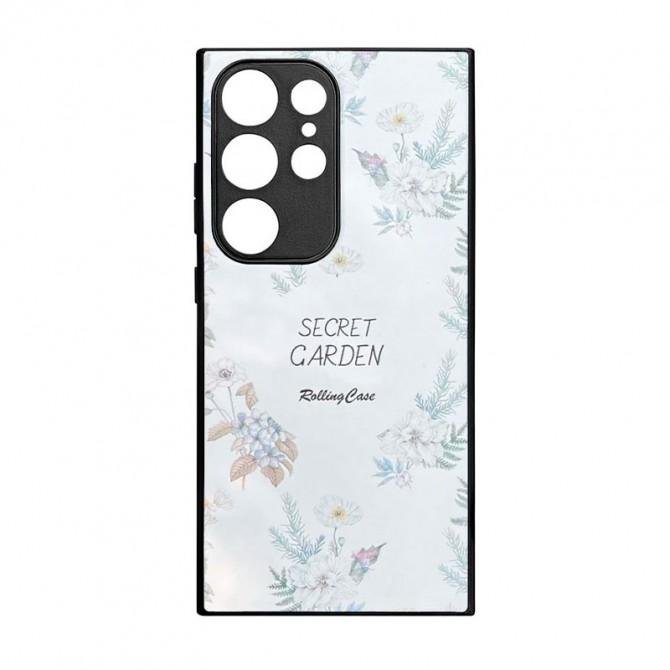 TPU+PC чохол Secret Garden для Samsung Galaxy A35 White