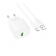 Мережевий зарядний пристрій 1USB Hoco CS52A Surplus QC3.0 White