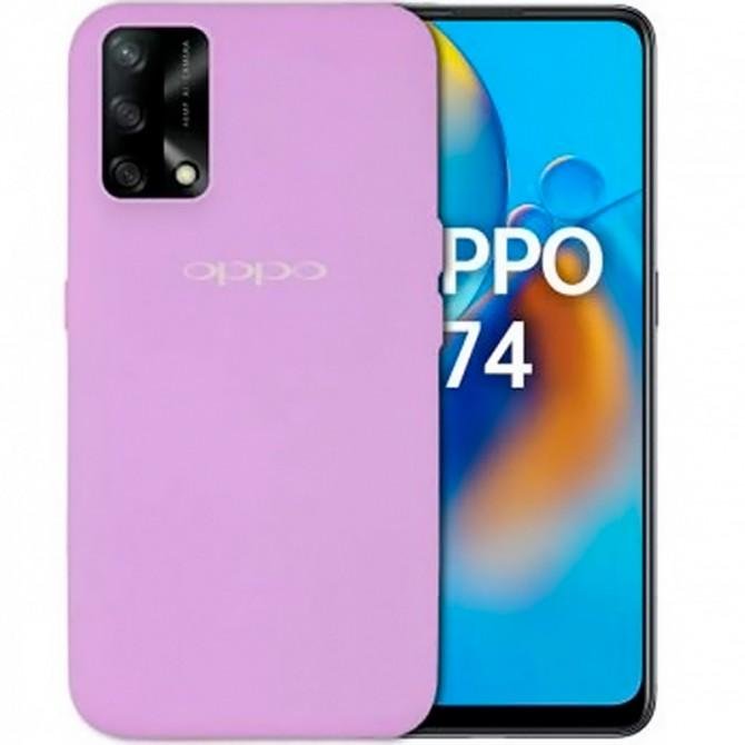Чехол-накладка Original Soft Case Oppo A74 Сиреневый FULL-1