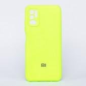 Чехол Original Soft Case Xiaomi Redmi Note 10 5G/Poco M3 Pro Салатовый FULL