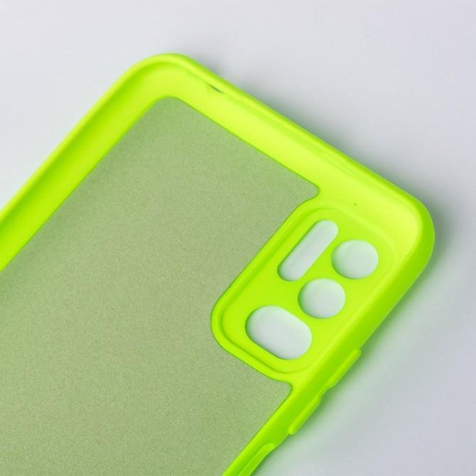 Чехол Original Soft Case Xiaomi Redmi Note 10 5G/Poco M3 Pro Салатовый FULL-2