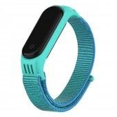 Ремінець для Xiaomi Band 3/4 Nylon design Синій/М'ятний