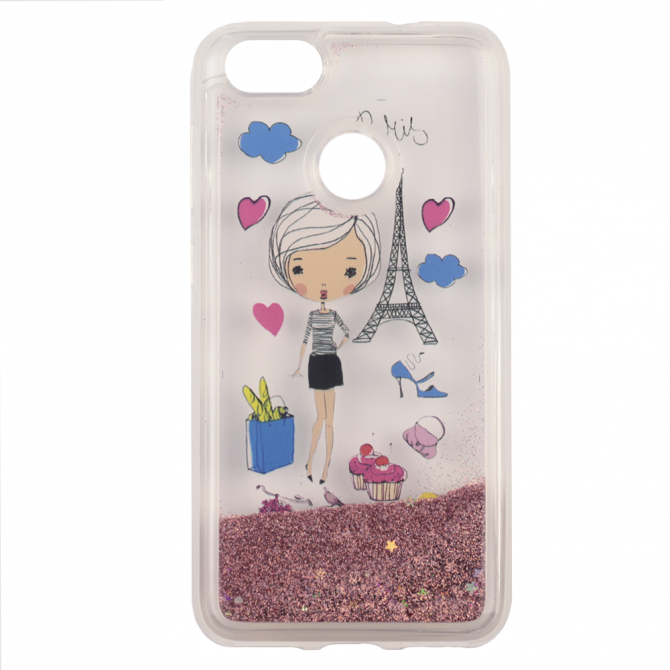 Чохол U-Like Aqua Case для Huawei NOVA LITE 2017 Леді-1