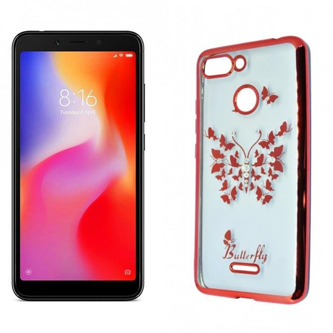 Чохол Beckberg Breathe seria для Xiaomi Redmi 6 Метелик