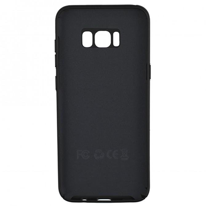 Чехол Soft Case для Samsung G955 Galaxy S8 Plus Чёрный FULL-2