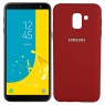 Чехол Soft Case для Samsung J6 2018 Красный FULL