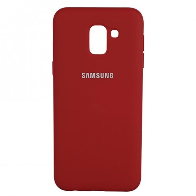 Чохол Soft Case для Samsung J6 2018 Червоний FULL-1